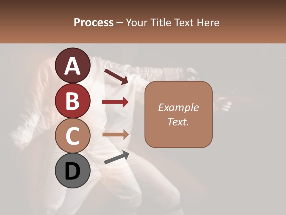 Tall Abstract Metropolis PowerPoint Template