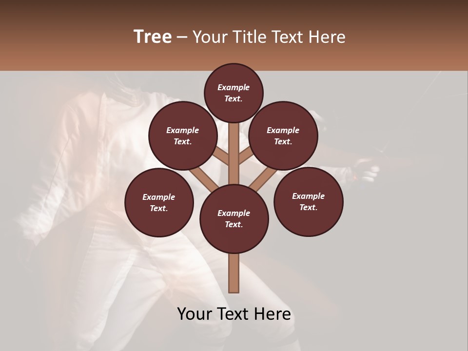 Tall Abstract Metropolis PowerPoint Template