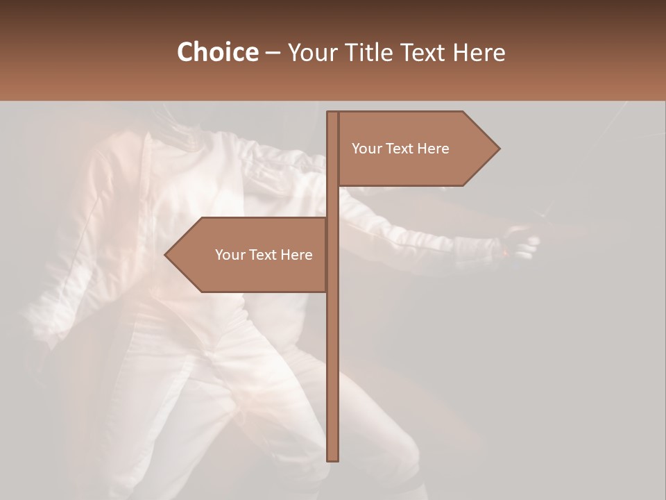 Tall Abstract Metropolis PowerPoint Template