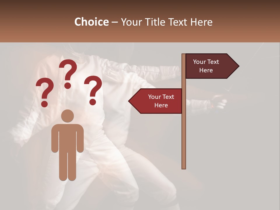 Tall Abstract Metropolis PowerPoint Template