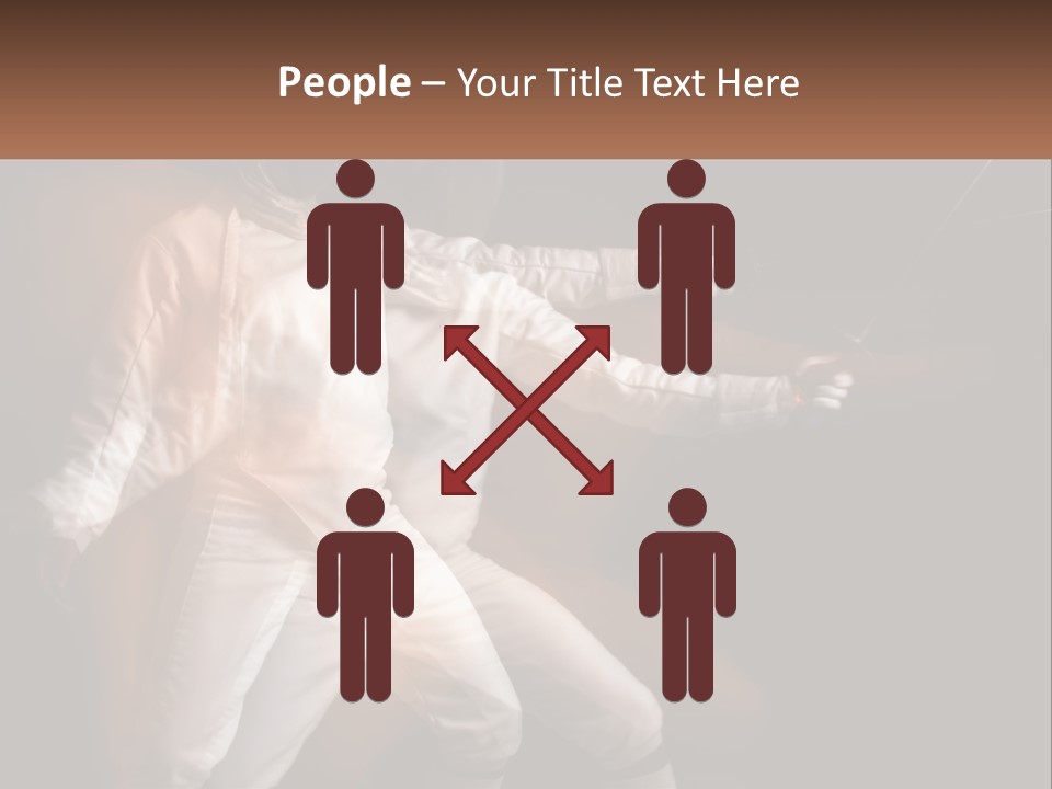 Tall Abstract Metropolis PowerPoint Template