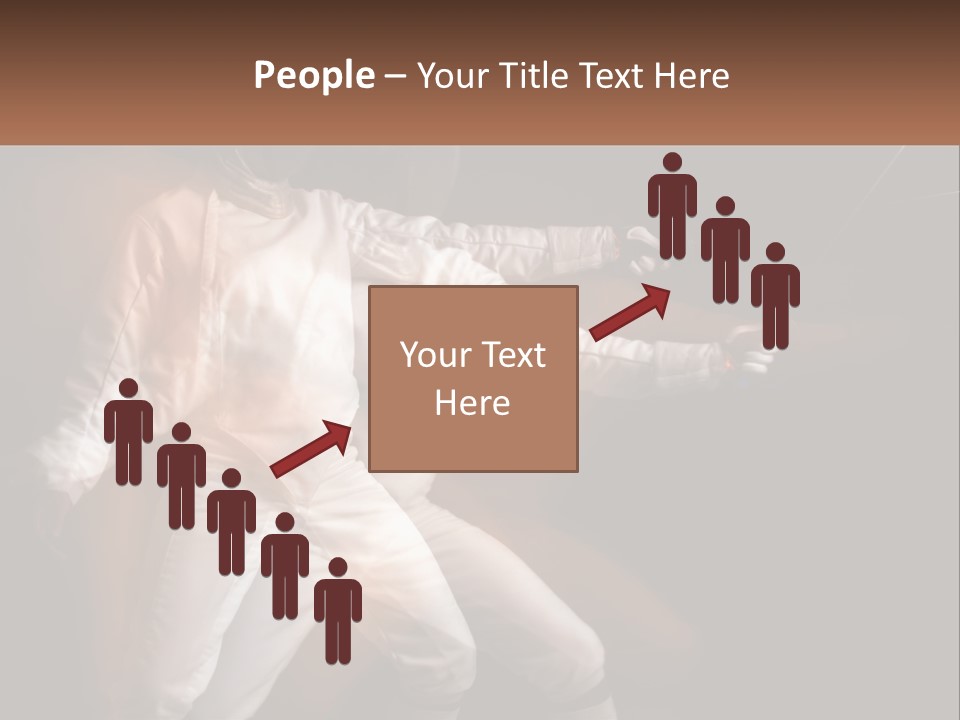 Tall Abstract Metropolis PowerPoint Template