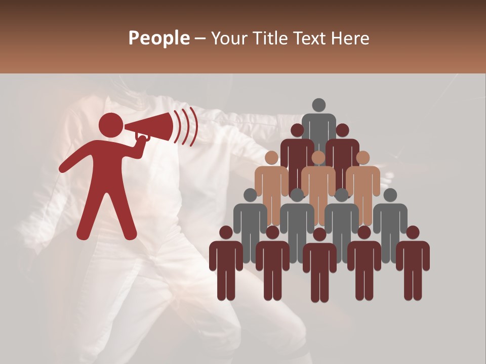 Tall Abstract Metropolis PowerPoint Template