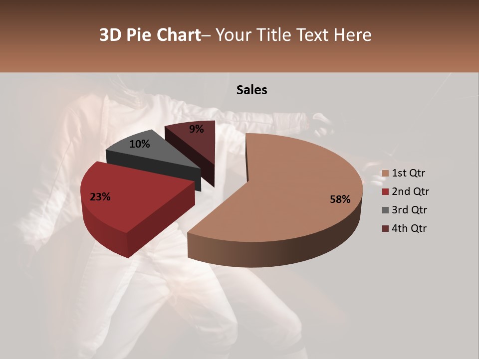 Tall Abstract Metropolis PowerPoint Template