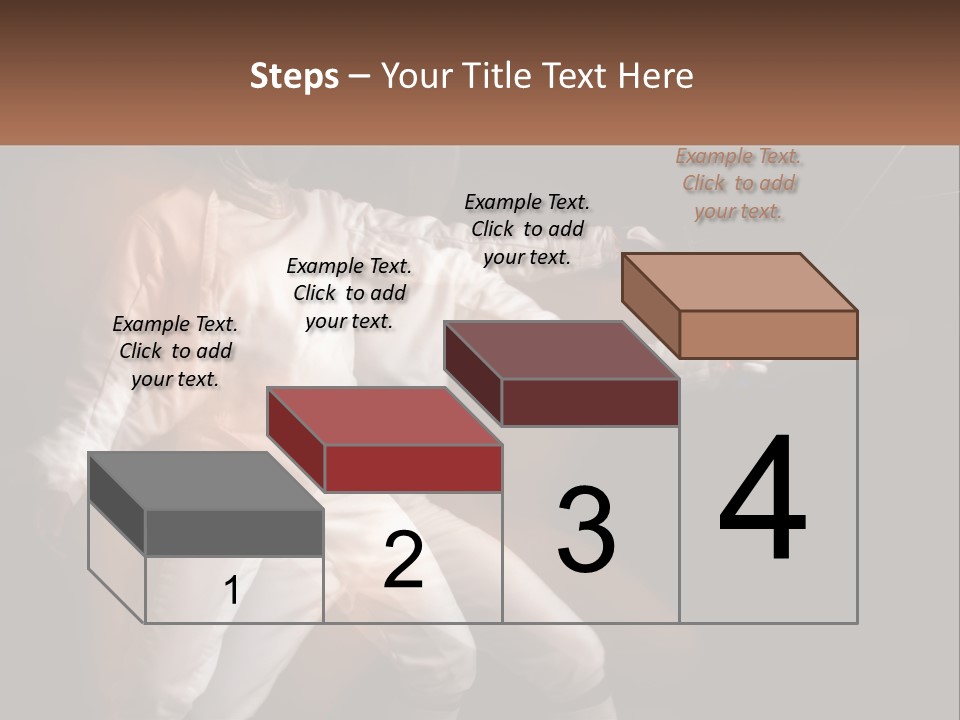 Tall Abstract Metropolis PowerPoint Template