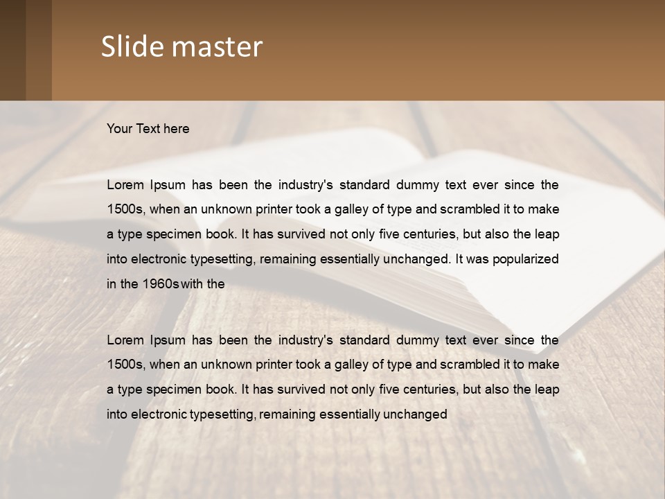 Town Concept Light PowerPoint Template