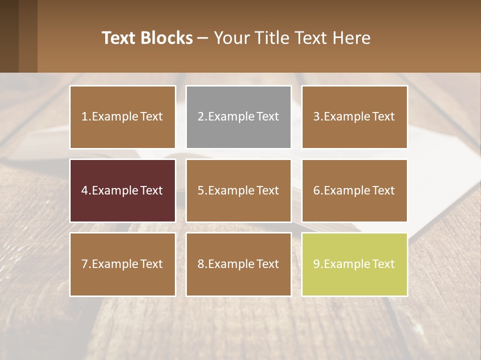 Town Concept Light PowerPoint Template