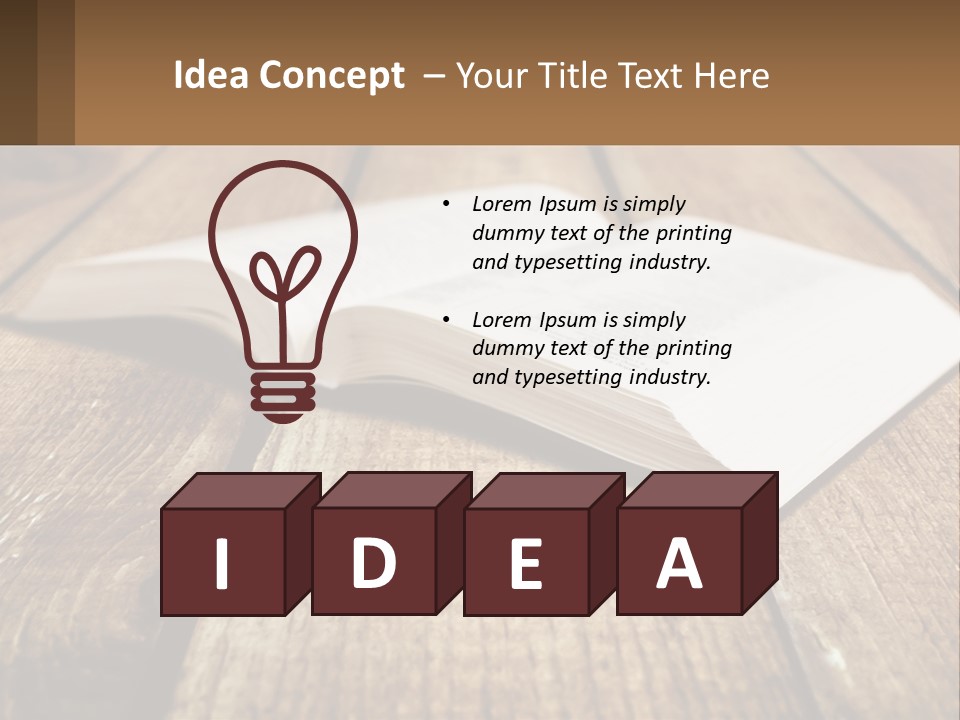 Town Concept Light PowerPoint Template