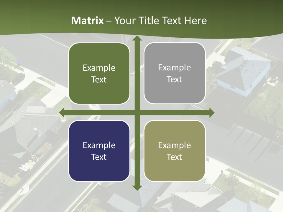 Concept Skyscraper Square PowerPoint Template