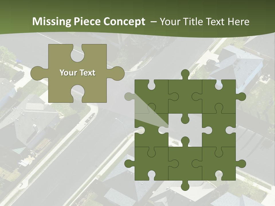 Concept Skyscraper Square PowerPoint Template