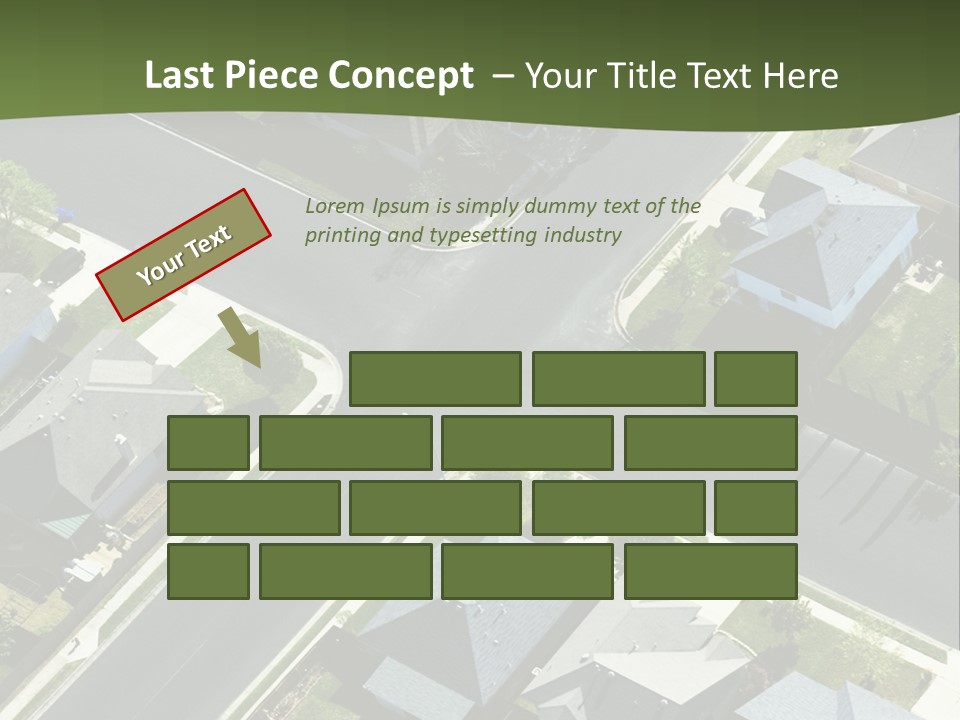 Concept Skyscraper Square PowerPoint Template