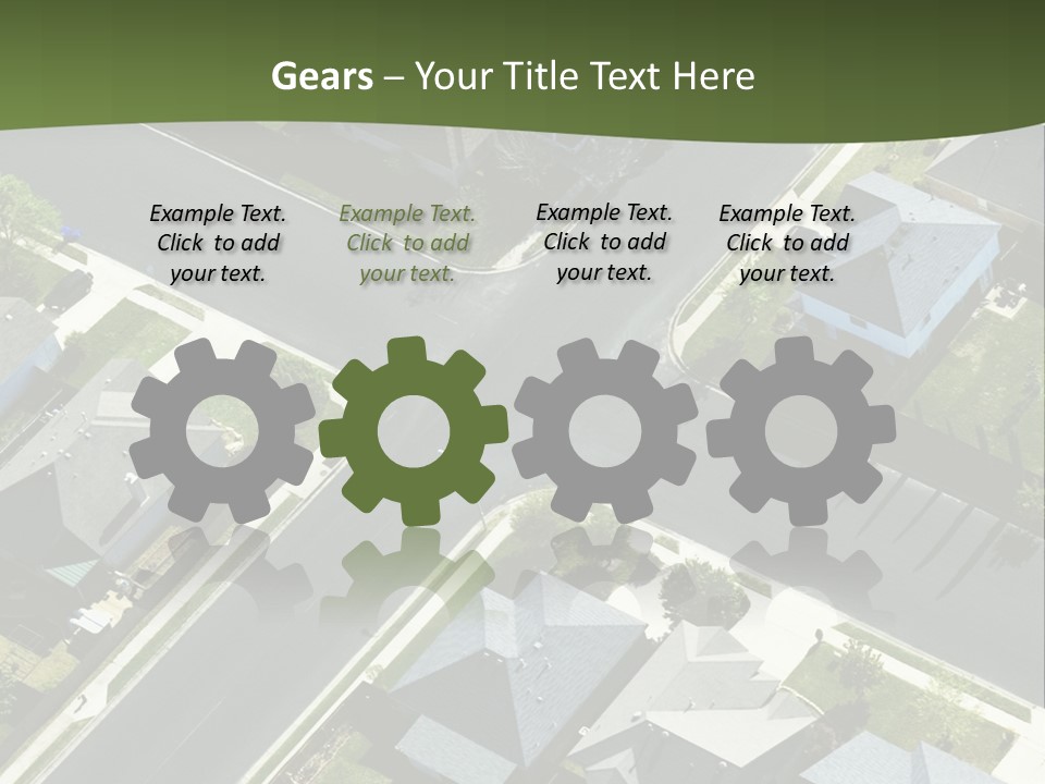 Concept Skyscraper Square PowerPoint Template