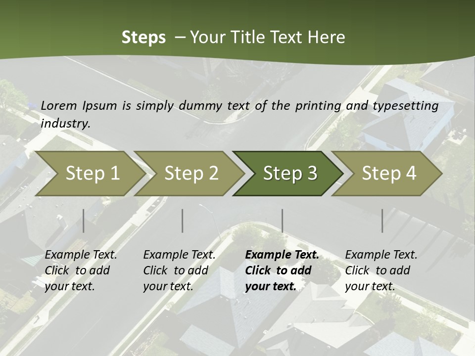 Concept Skyscraper Square PowerPoint Template