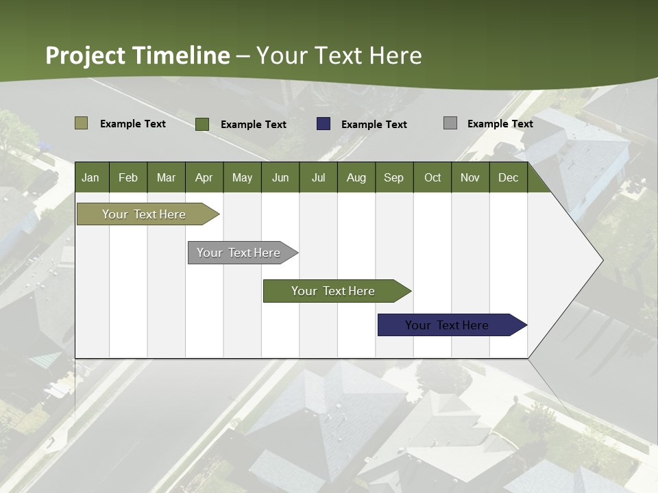Concept Skyscraper Square PowerPoint Template