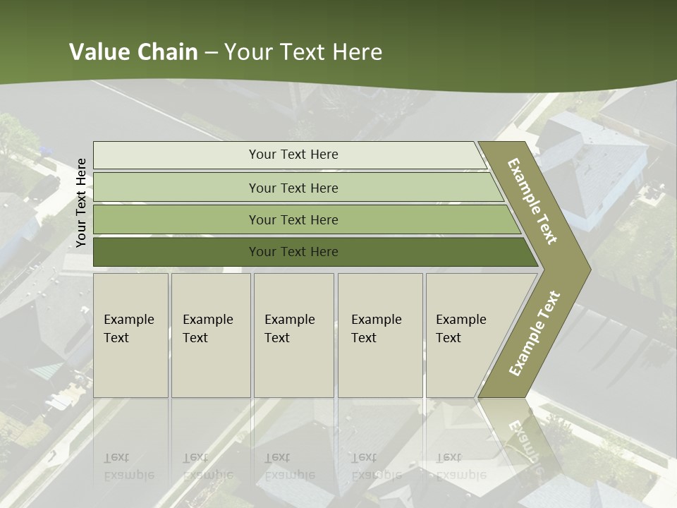 Concept Skyscraper Square PowerPoint Template