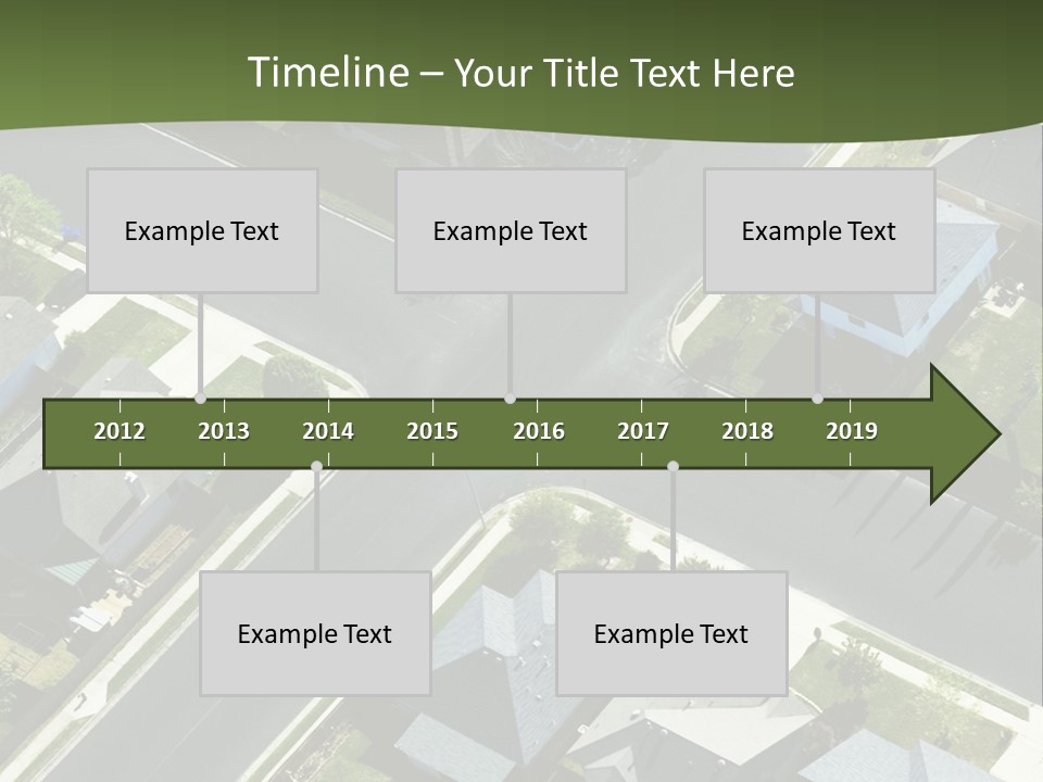 Concept Skyscraper Square PowerPoint Template