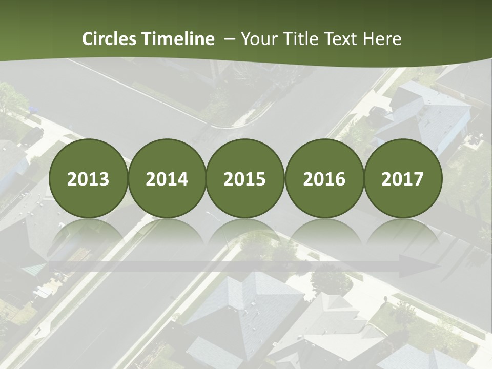 Concept Skyscraper Square PowerPoint Template