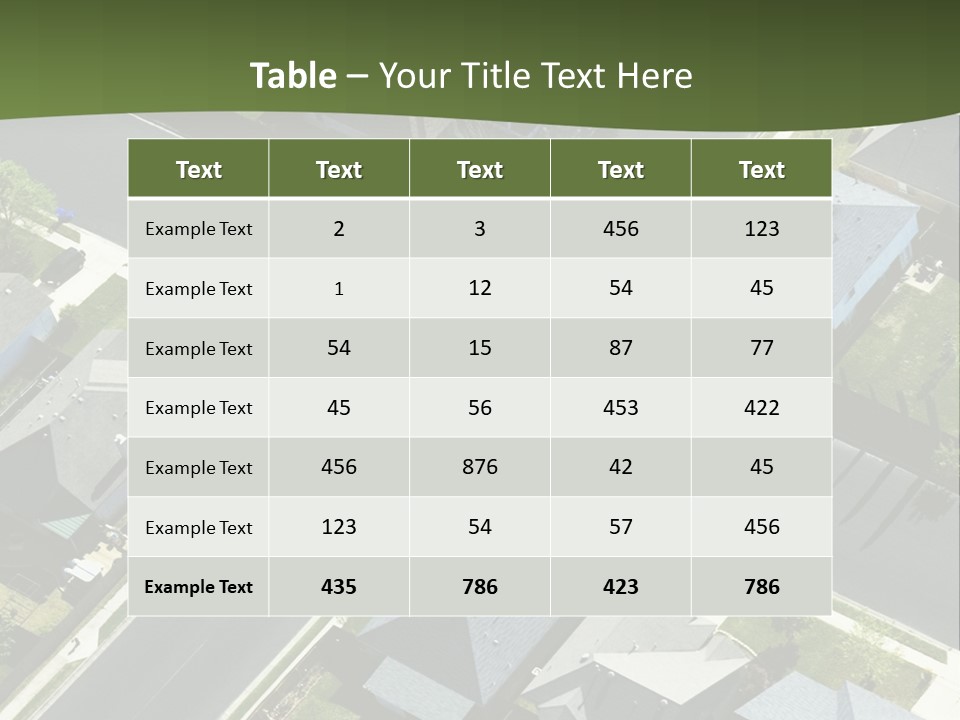Concept Skyscraper Square PowerPoint Template
