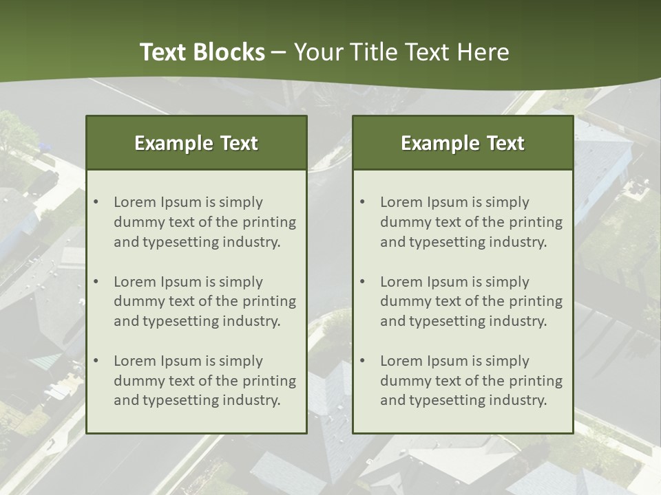 Concept Skyscraper Square PowerPoint Template