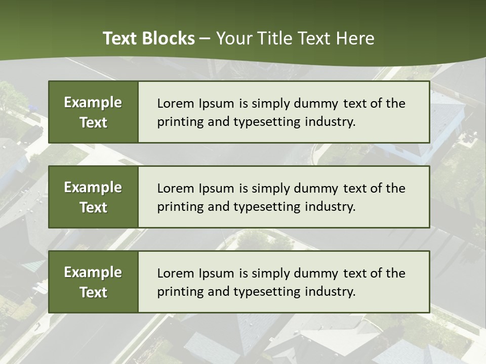 Concept Skyscraper Square PowerPoint Template