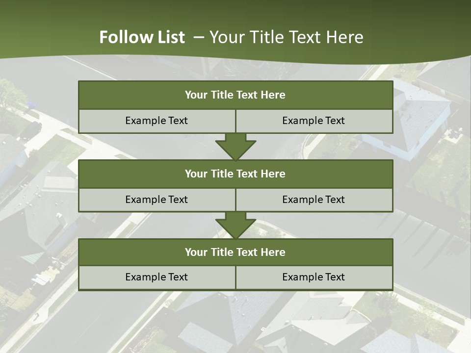 Concept Skyscraper Square PowerPoint Template