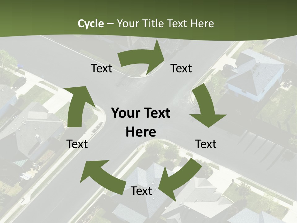 Concept Skyscraper Square PowerPoint Template