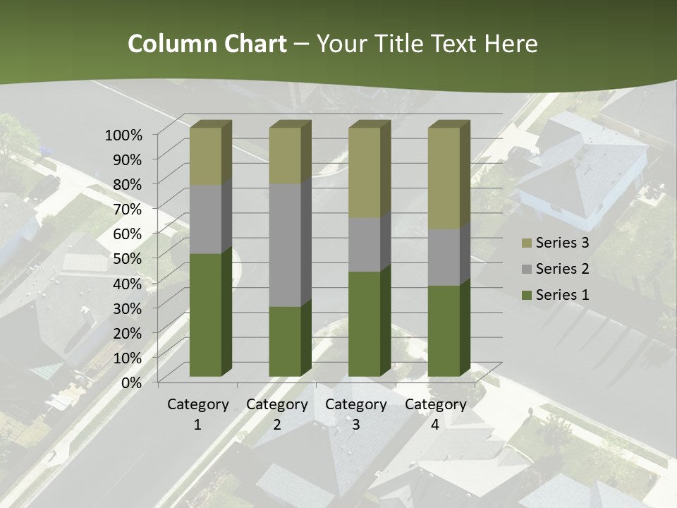 Concept Skyscraper Square PowerPoint Template