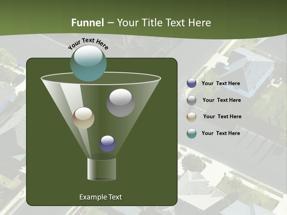 Concept Skyscraper Square PowerPoint Template