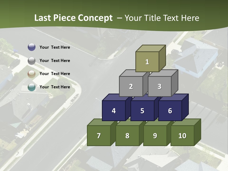 Concept Skyscraper Square PowerPoint Template