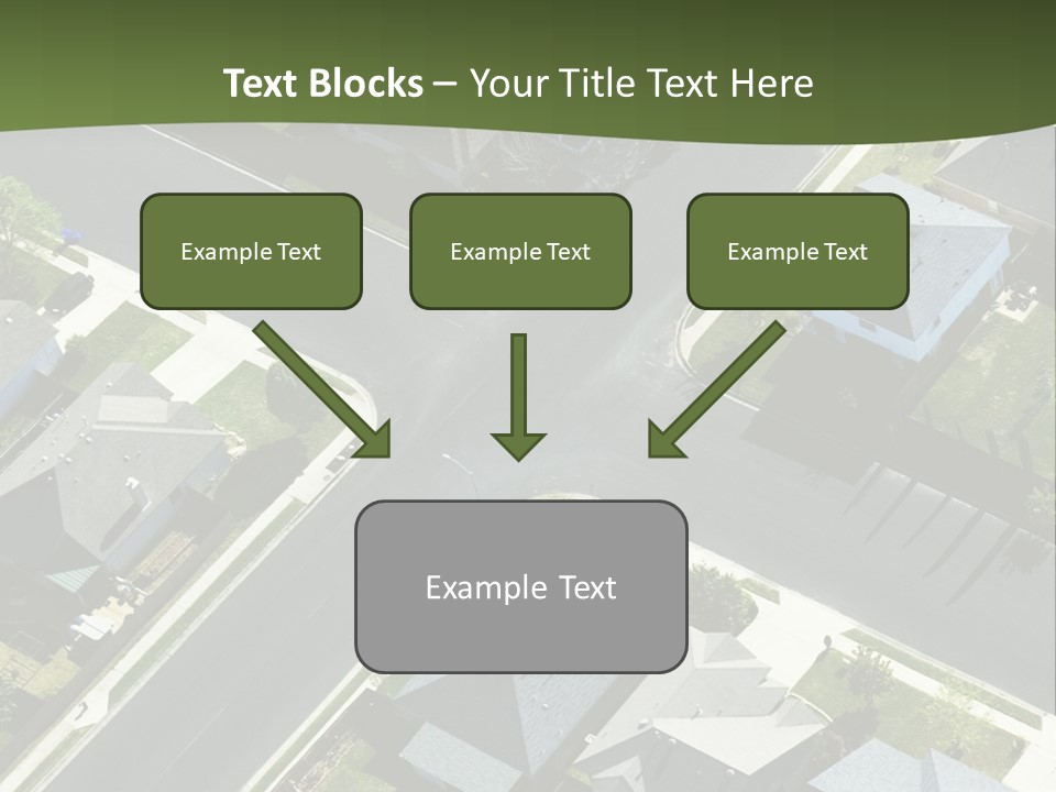 Concept Skyscraper Square PowerPoint Template