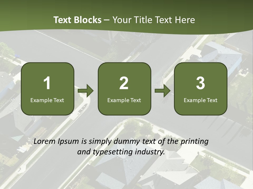 Concept Skyscraper Square PowerPoint Template