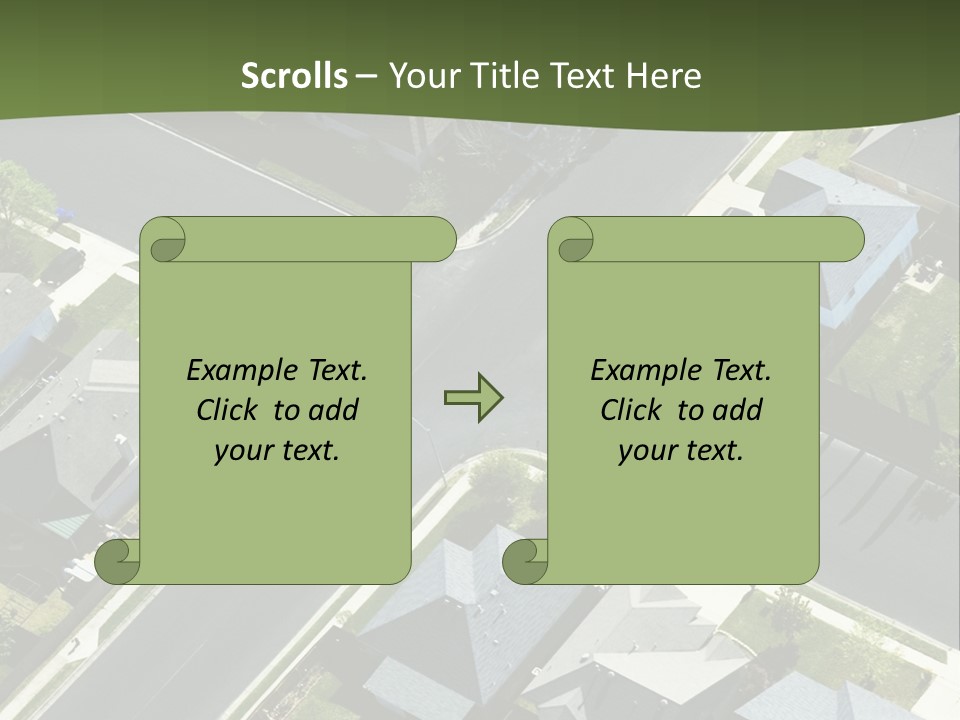 Concept Skyscraper Square PowerPoint Template
