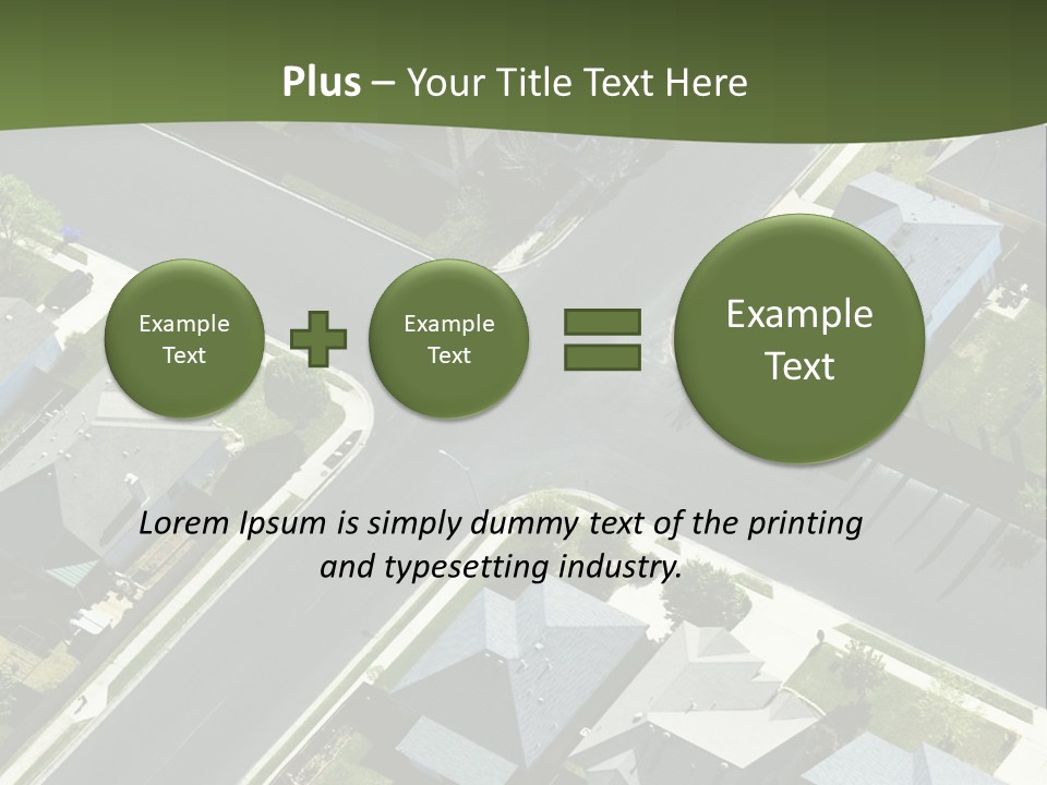 Concept Skyscraper Square PowerPoint Template