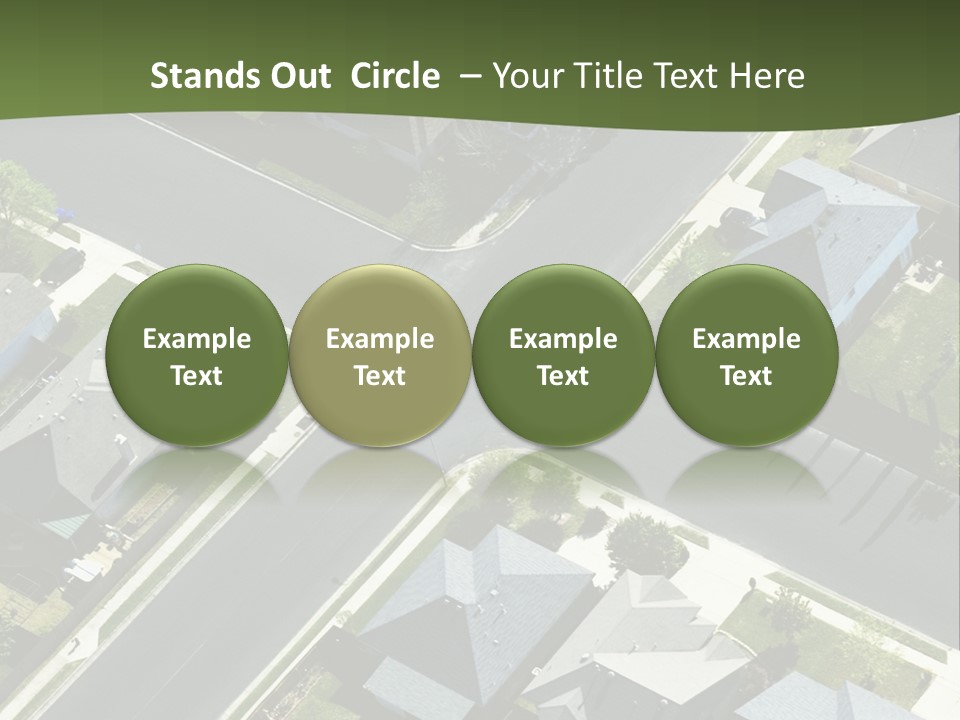 Concept Skyscraper Square PowerPoint Template
