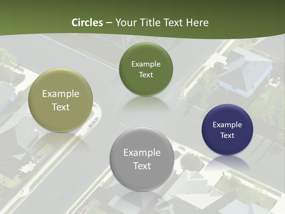 Concept Skyscraper Square PowerPoint Template