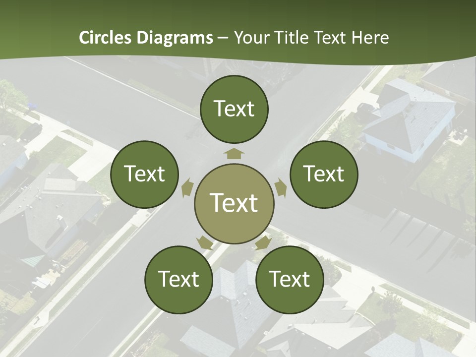 Concept Skyscraper Square PowerPoint Template
