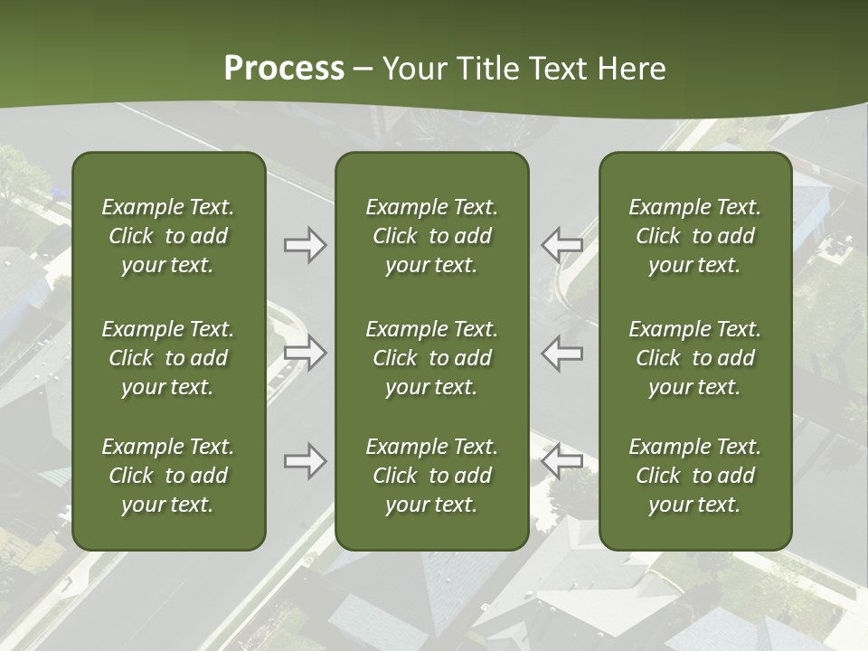 Concept Skyscraper Square PowerPoint Template