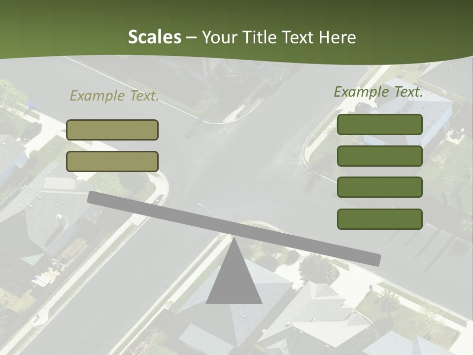Concept Skyscraper Square PowerPoint Template