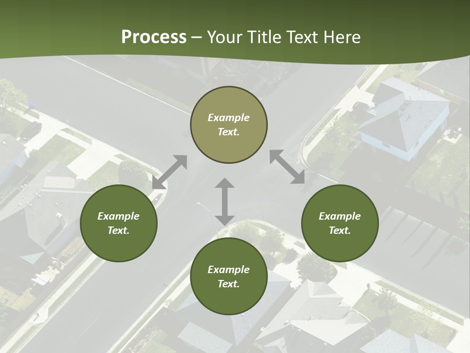 Concept Skyscraper Square PowerPoint Template