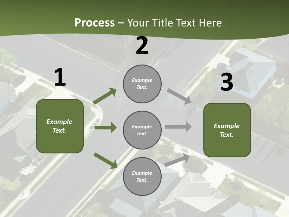 Concept Skyscraper Square PowerPoint Template