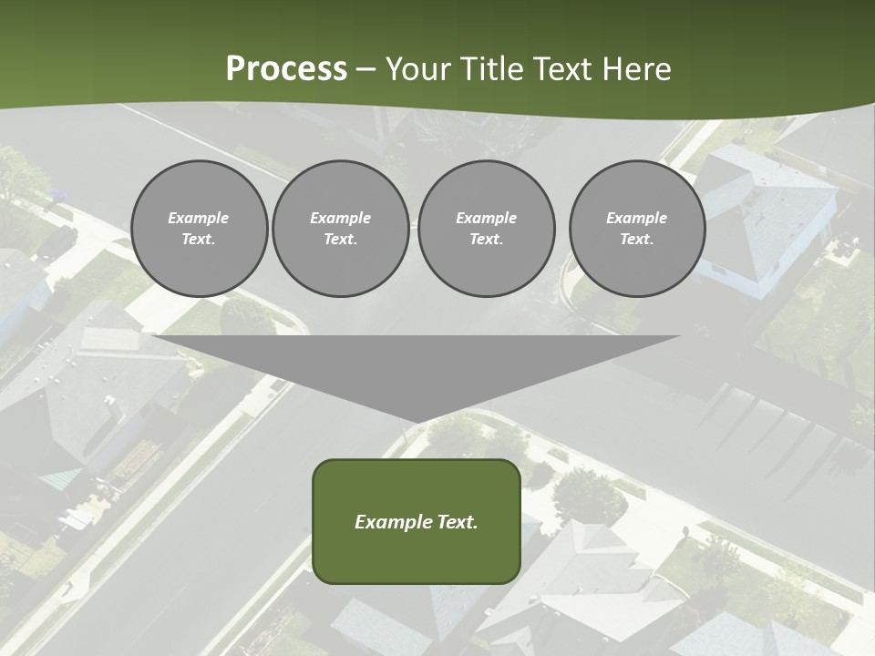 Concept Skyscraper Square PowerPoint Template
