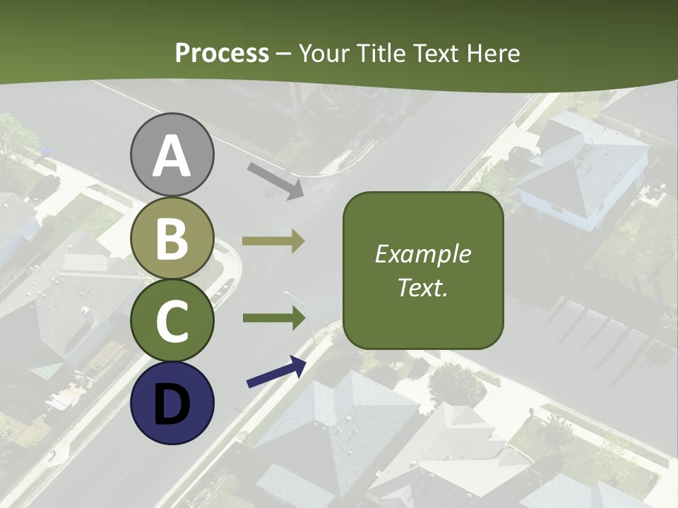Concept Skyscraper Square PowerPoint Template