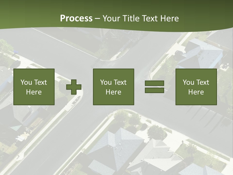 Concept Skyscraper Square PowerPoint Template