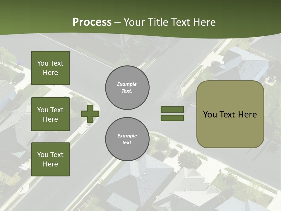 Concept Skyscraper Square PowerPoint Template