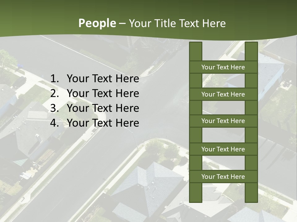 Concept Skyscraper Square PowerPoint Template