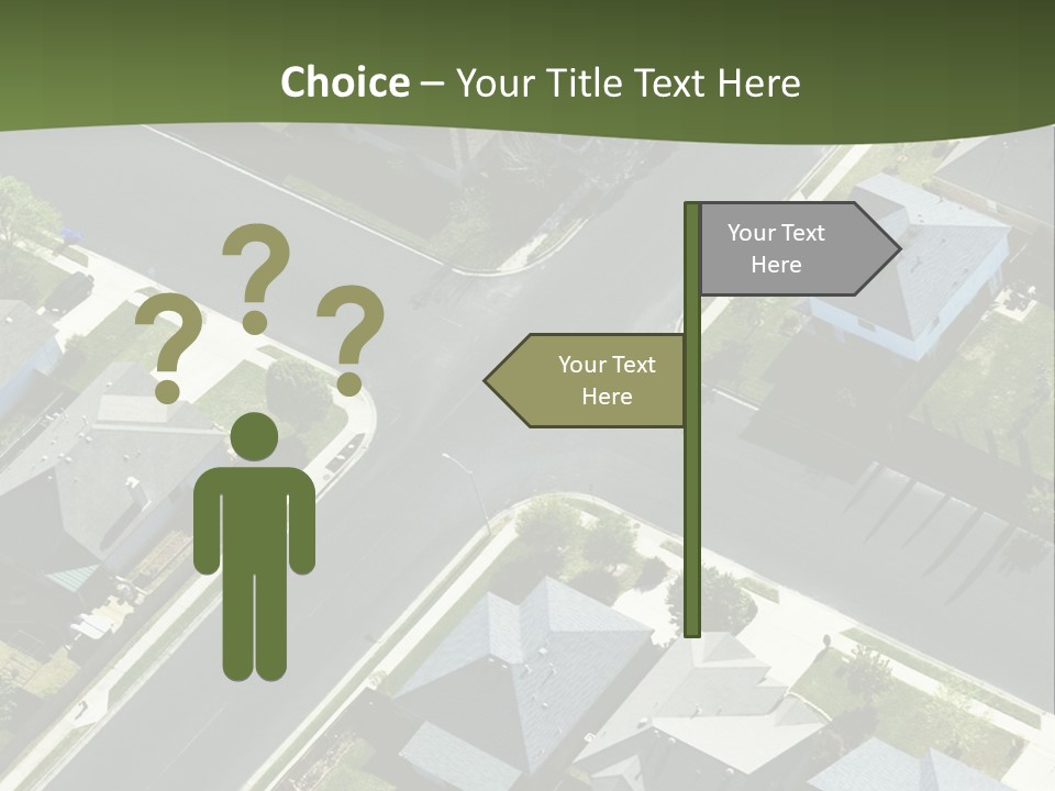 Concept Skyscraper Square PowerPoint Template