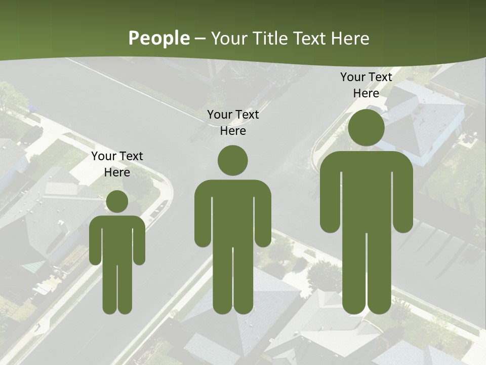 Concept Skyscraper Square PowerPoint Template