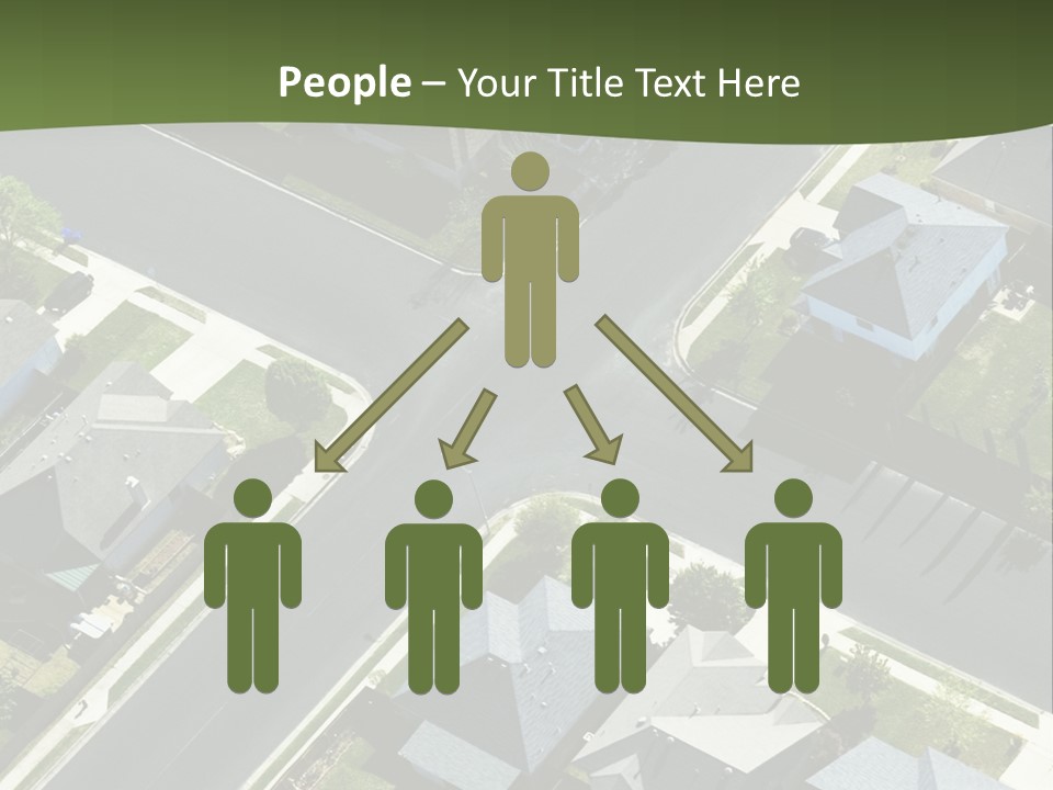 Concept Skyscraper Square PowerPoint Template