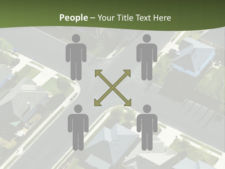 Concept Skyscraper Square PowerPoint Template