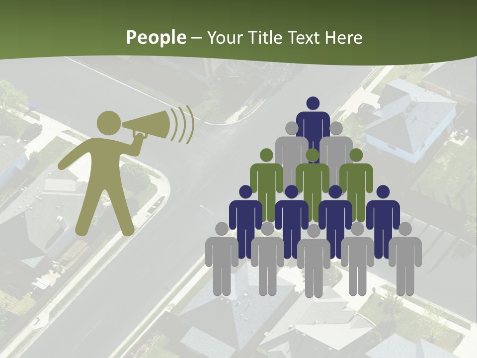 Concept Skyscraper Square PowerPoint Template